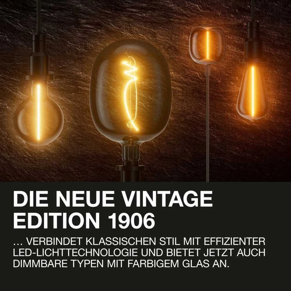 Osram 4W LED lemputė VINTAGE 1906, E27, aukso sp., 2000K