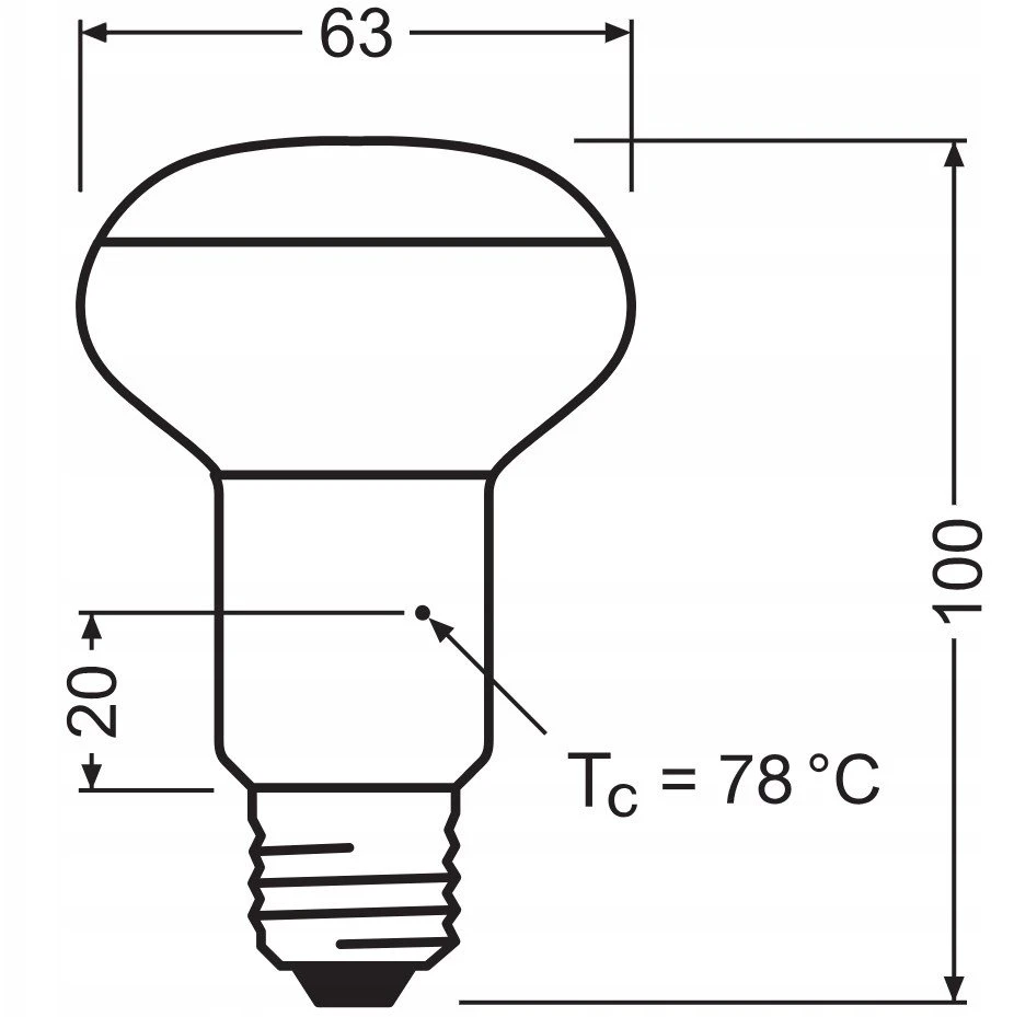 Osram Lemp LED augalams 1300K E27 7.5W 140lm