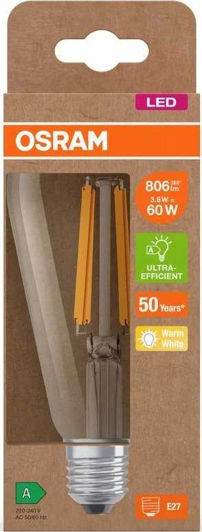 Osram LED LEMPUTĖ, ST64, E27, 4W, 830, 840LM, FILAMENTINĖ, ULTRA