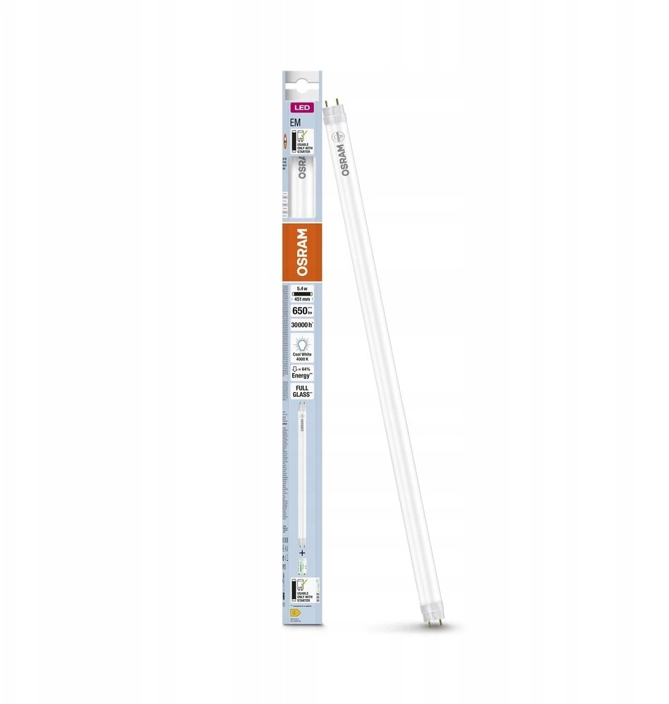 Lemputė Osram LED, MR16, balta, G13, 5.4 W, 350 lm