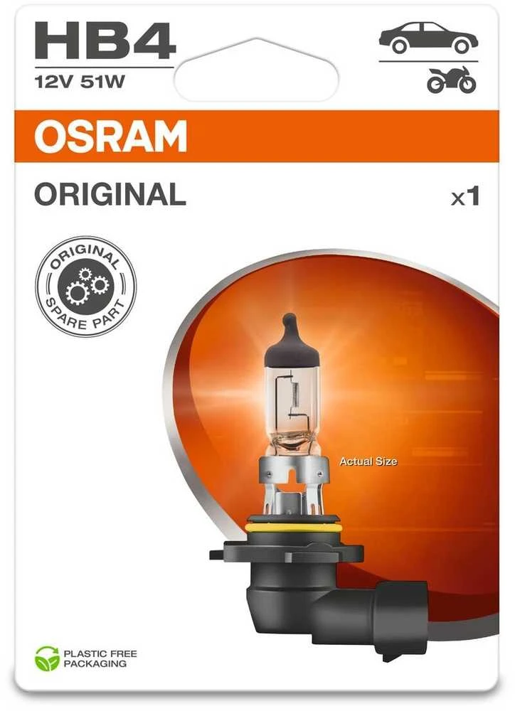 OSRAM HB4 51W lemputė originalioje pakuotėje