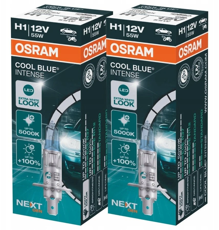 Osram Osram Cool Mėlyna Intense - H1 - 55W - 12V