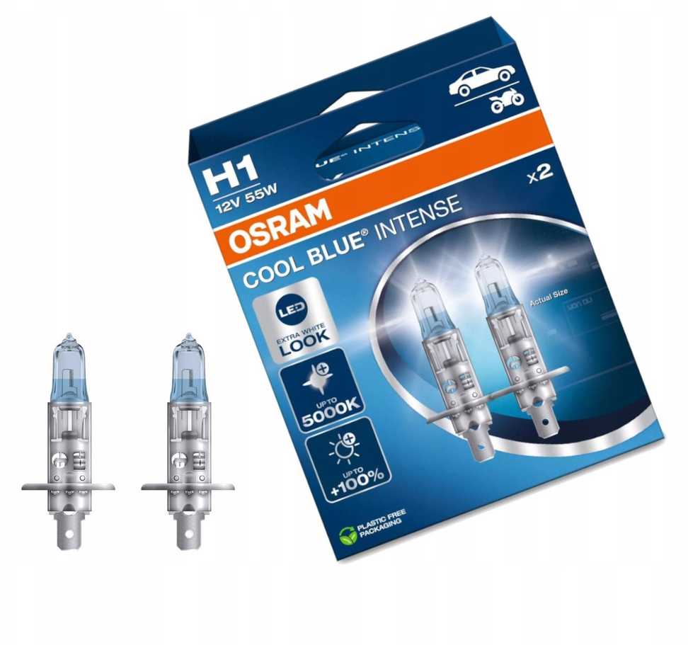 Osram Cool Mėlyna Intense NEXT GEN - H1 automobilio lemputės