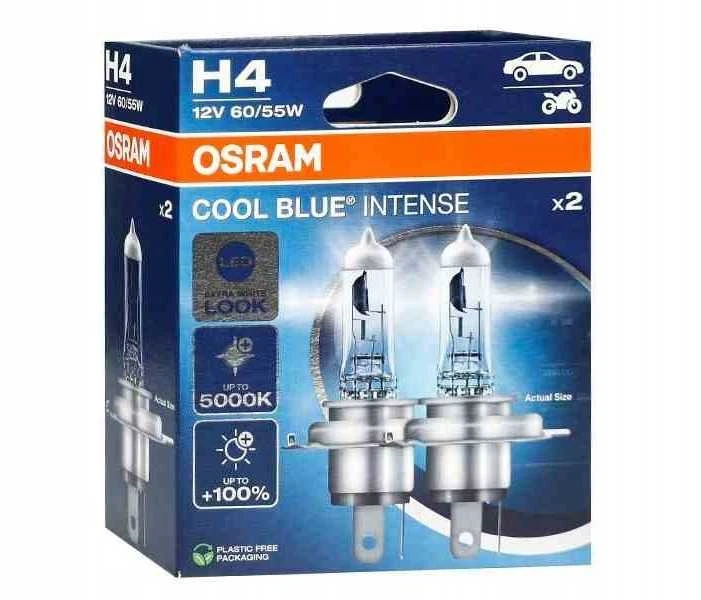 OSRAM H4 Cool Blue Intense 5000K komplektas