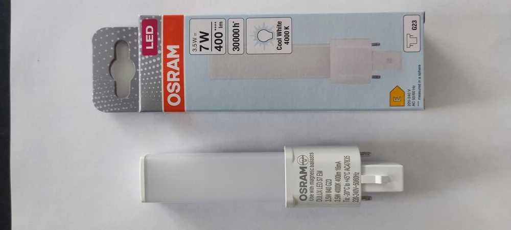 OSRAM DULUX LED S 400lm 3,5W/840 (7W) G23 EM/230V