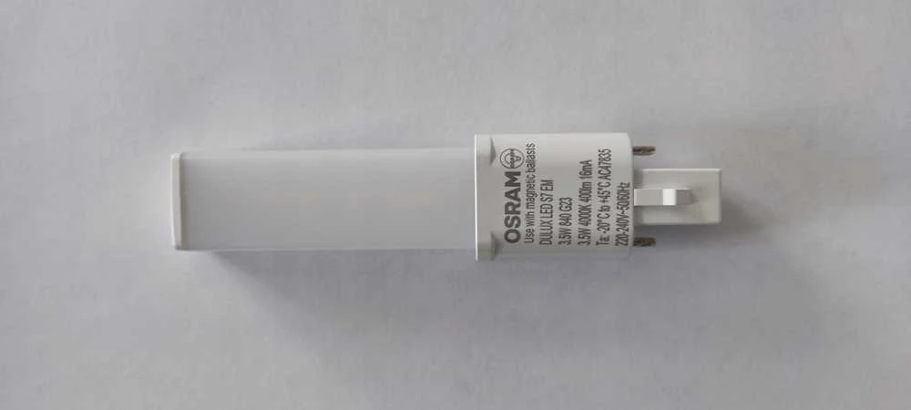 OSRAM DULUX LED S 400lm 3,5W/840 (7W) G23 EM/230V