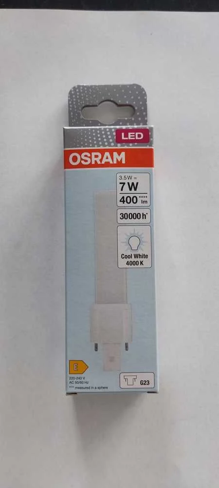 OSRAM DULUX LED S 400lm 3,5W/840 (7W) G23 EM/230V