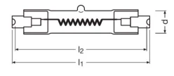Osram halogeninė studijinė lempa R7s 1000 W 230 V 3200K (64572)