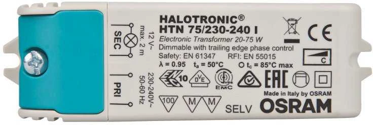 Osram Halotronic-Trafo pelė HTN 75/230-240