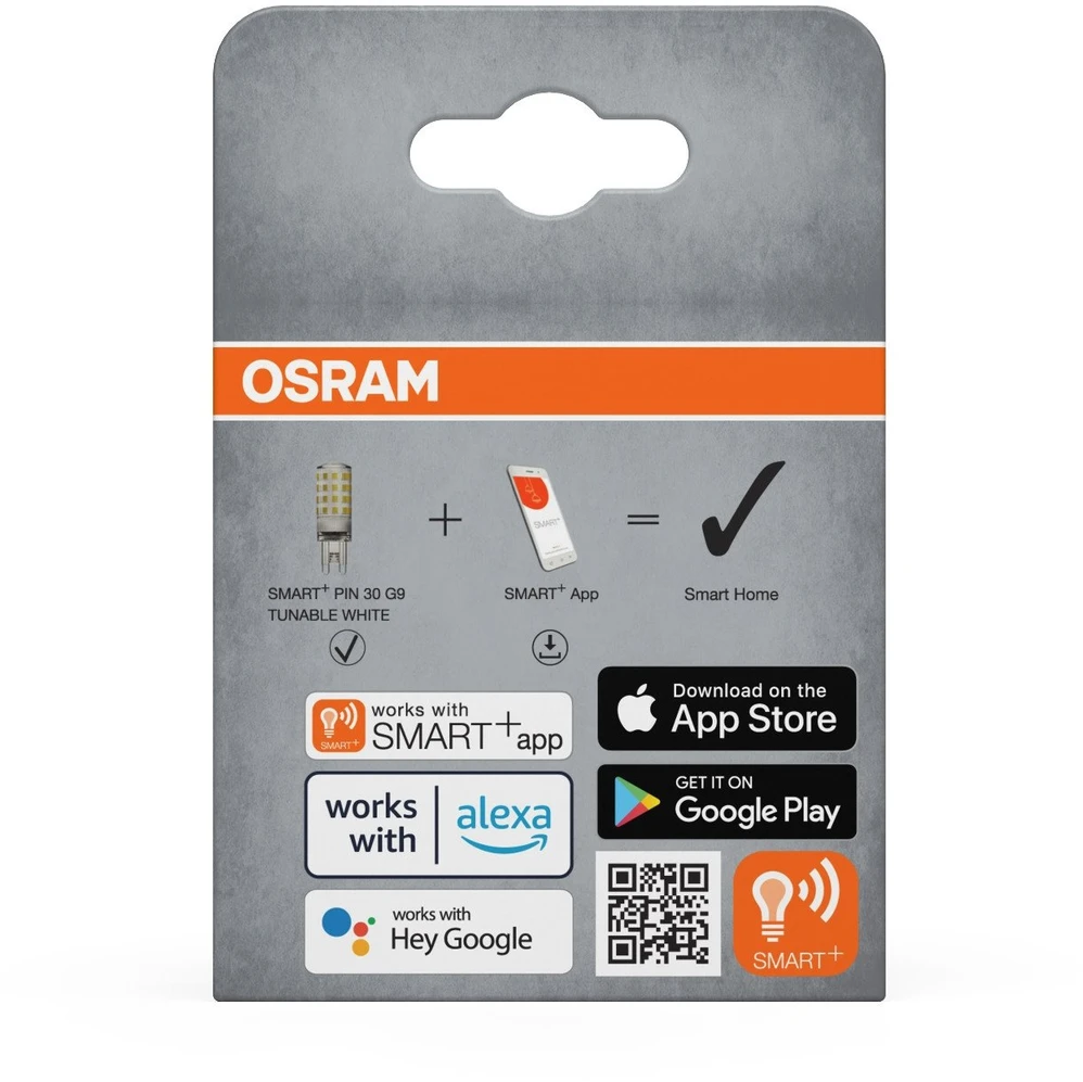 Osram 3,5W LED lemputė SMART WiFi, G9, 2700/6500K, T18, 300°, dimeriuojama
