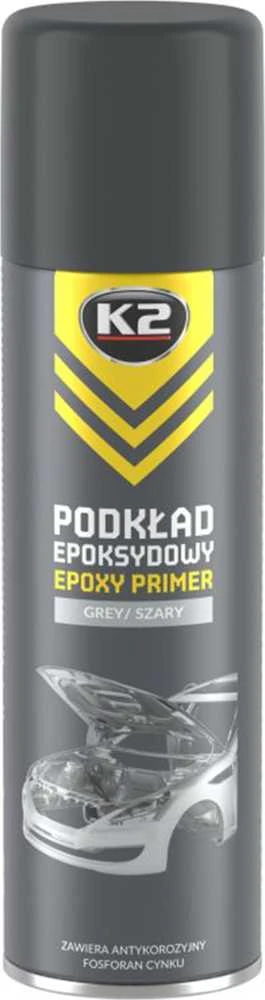 K2 epoksidinis gruntas 500ml pilkas