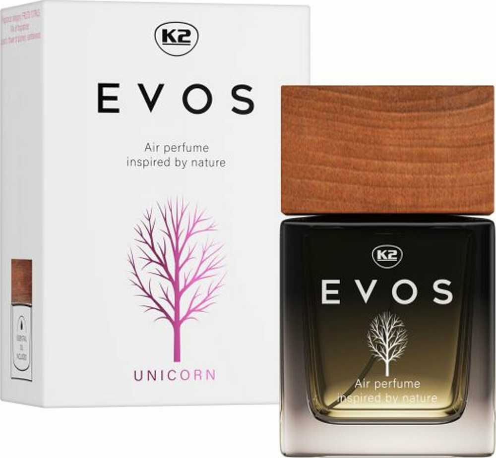 Melle K2 AUTOMOBILIŲ KVEPALAI EVOS UNICORN FLAKONAS 50ML