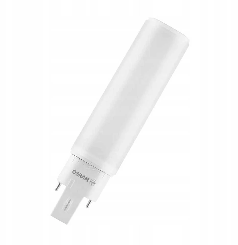 7W LED lemputė OSRAM DULUX D LED EM & AC MAINS, G24d-2, 4000K