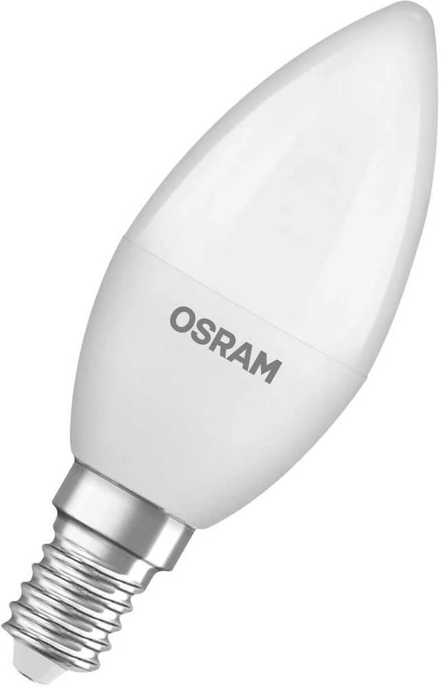 LED lemputė OSRAM, B11, šiltai balta, E14, 5,7 W, 470 lm