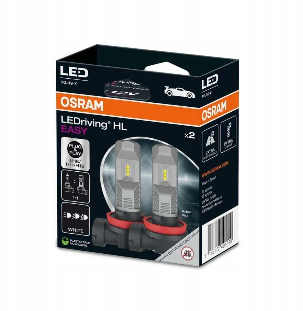 Osram LEDdriving HL Easy H8/H11/H16 pakuotė su lemputėmis
