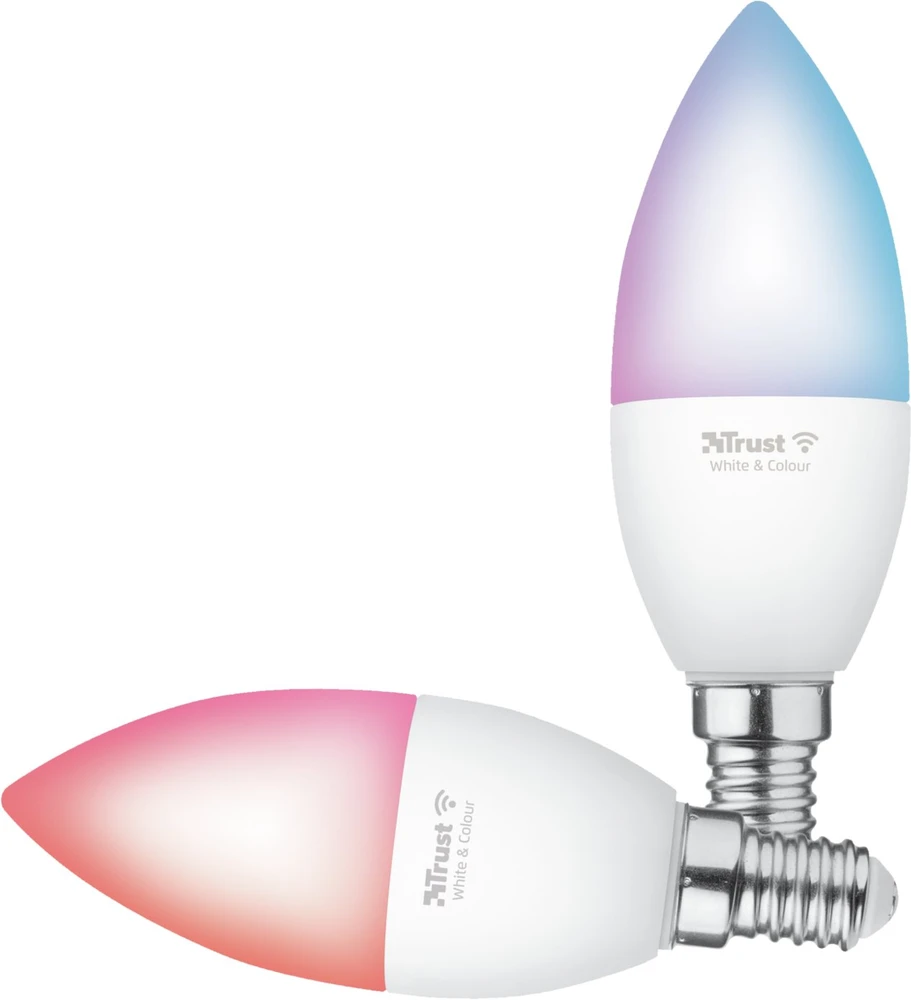 Osram LED lemputė Trust Smart WiFi LED žvakė E14 Baltas & Colour (dviejų dalių pakuotė)