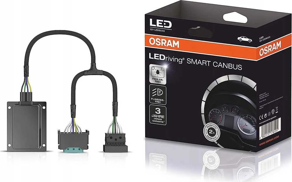 "OSRAM Ledriving Smart Canbus" neapibrėžta jungtis LEDSC03-1-2HFB