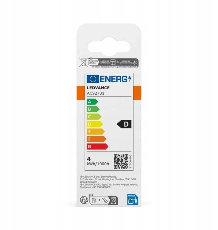Osram LEDSCL FIL B35 3.4W E14 827 470LMDIM