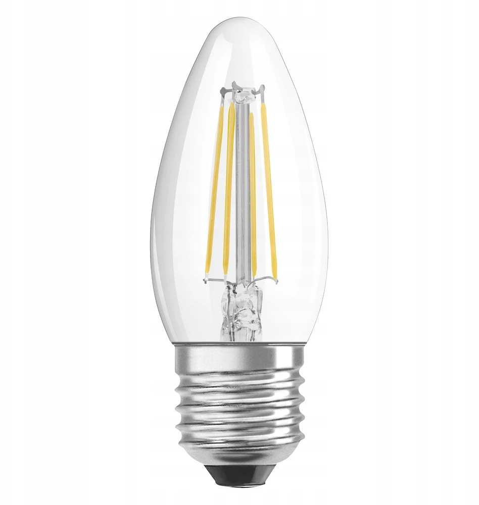 LEMPUTĖ OSRAM LED FILAMENTINĖ,B35, E27, 3.4/4W, 470LM, 2700K