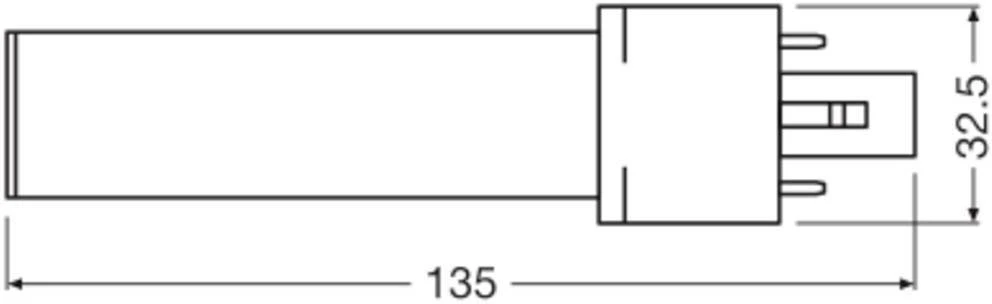 Osram 3,5W LED lemputė DULUX, G23, baltos matinės sp., 4000K