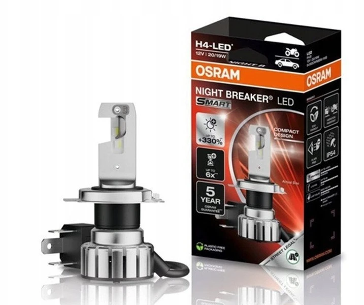 Osram „Night Breaker Smart H4-LED 12V“ motociklo lemputė - 1 vnt.
