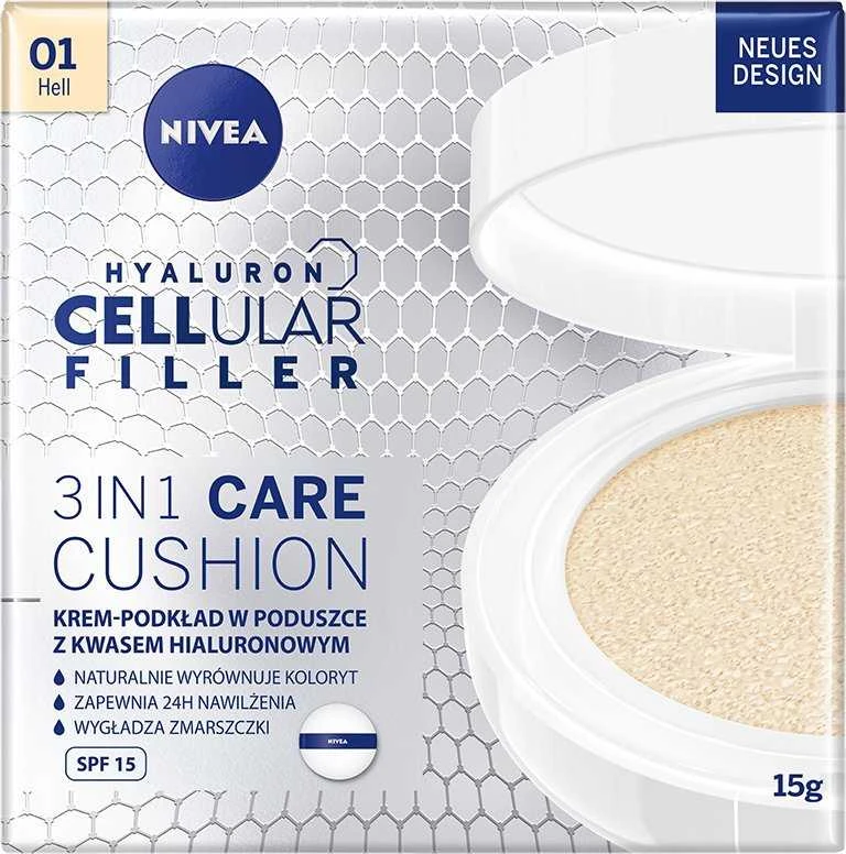 Nivea Cellular Expert Finish 3in1 Care Cushion Makeup moterims, 15 g