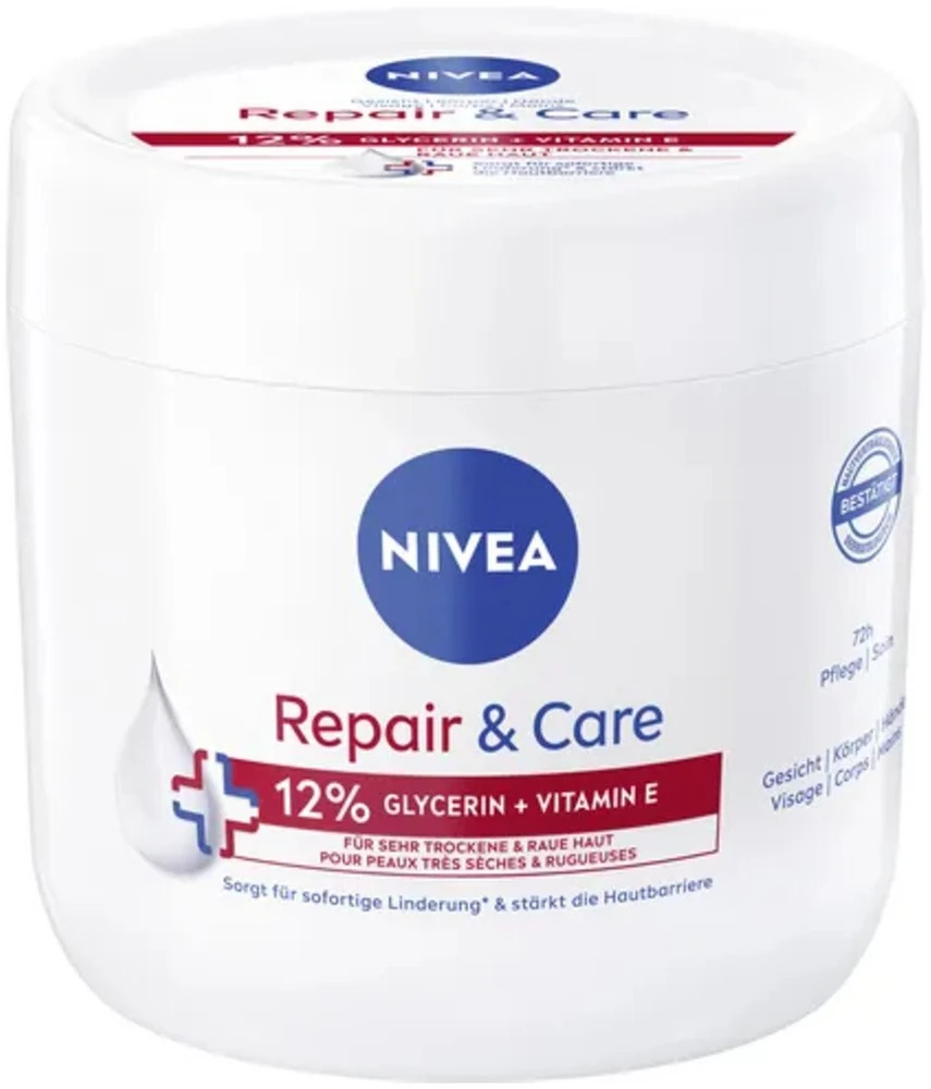 Nivea Repair & Care drėkinamasis ir regeneruojantis kremas 400ml
