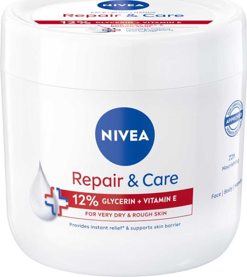 Nivea Repair & Care drėkinamasis ir regeneruojantis kremas 400ml