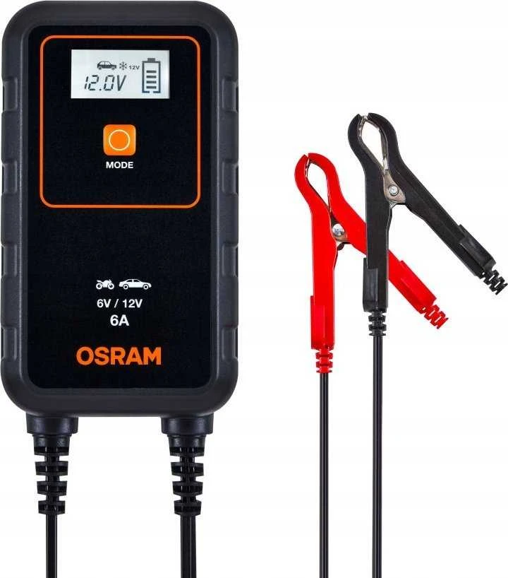 OSRAM įkroviklis 6/12V 6A 110AH