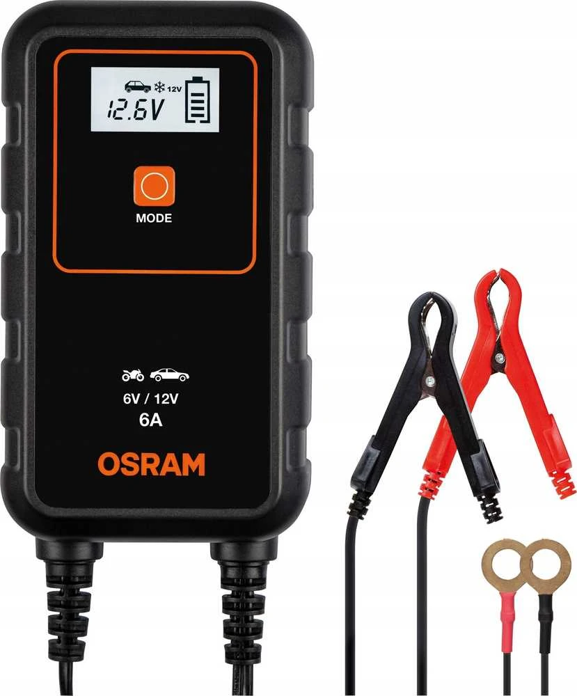 OSRAM įkroviklis 6/12V 6A 110AH