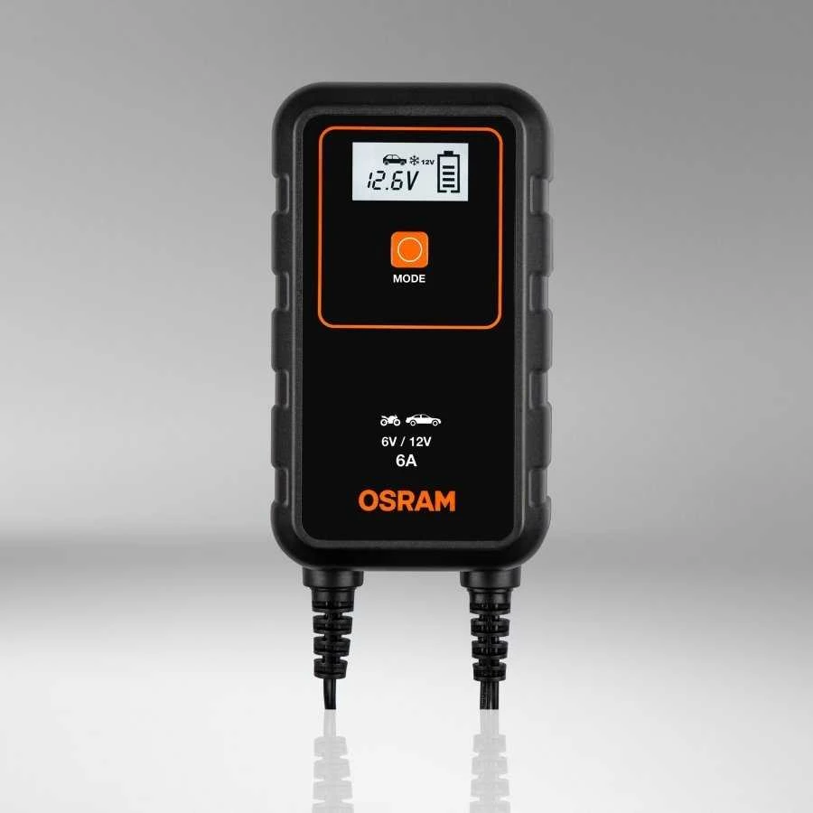 OSRAM įkroviklis 6/12V 6A 110AH