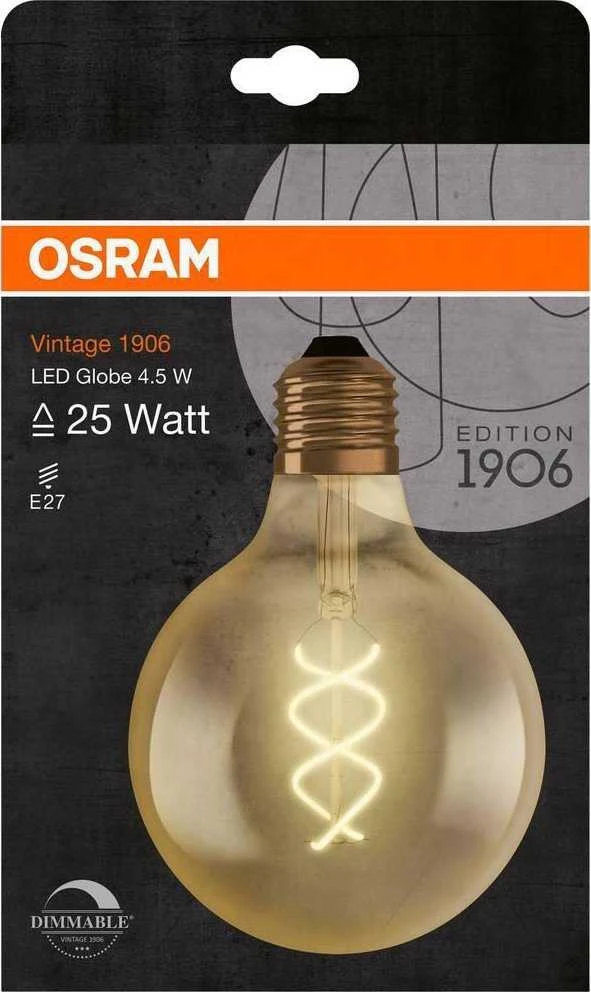 Osram LED lemputė Vintage 1906© LED 25 4.5 W/2000K E27