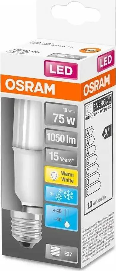Osram Parathom Stick LED FR | E27 | 9W | Šiltas Baltas