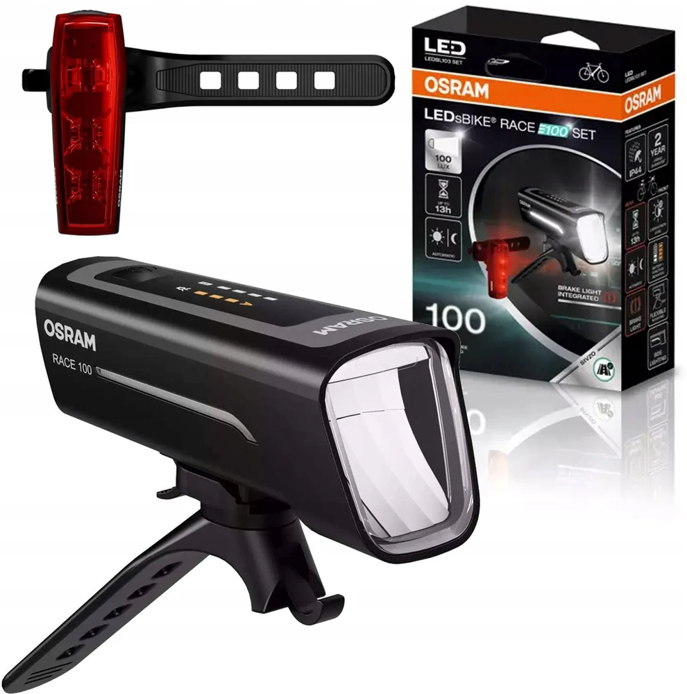 OSRAM LED‘sBike 100, dviračio žibintų rinkinys