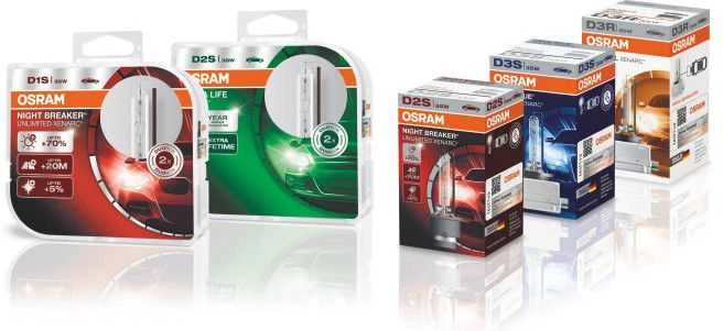 Osram Dujinio išlydžio žibintų lempos XENARC Original 35W P32d-3 D2R