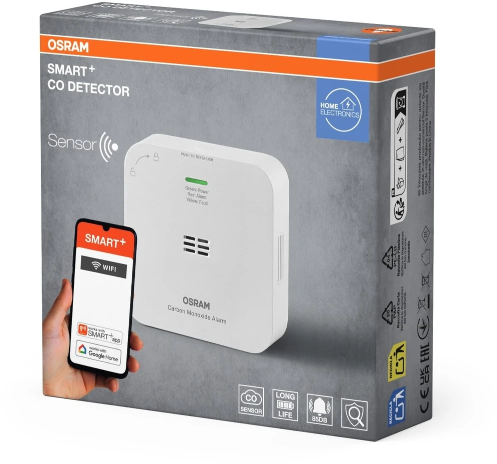 Osram SMART+ WIFI CO Detector | Baltas