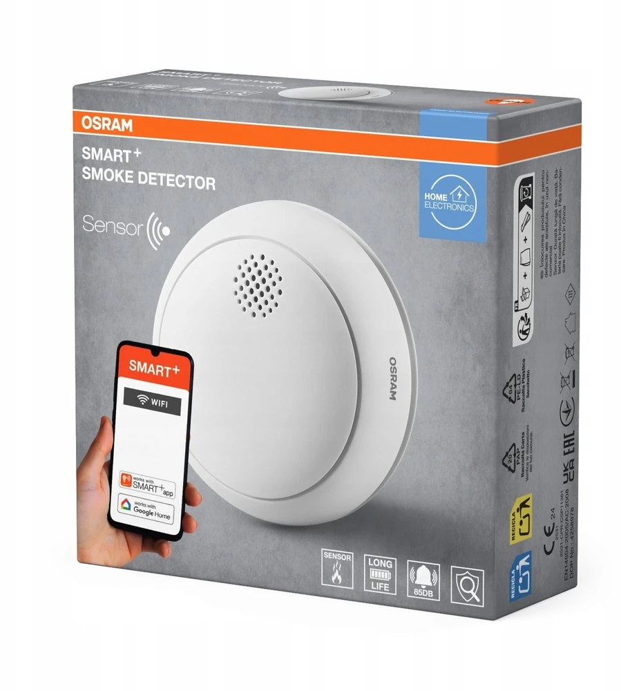 Osram SMART+ WIFI Smoke Detector | Baltas