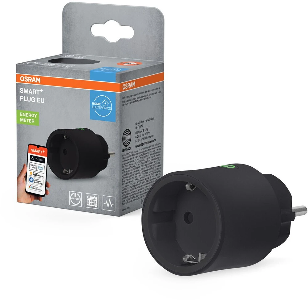 Osram SMART+ MATTER Plug EU Juodas | Juodas