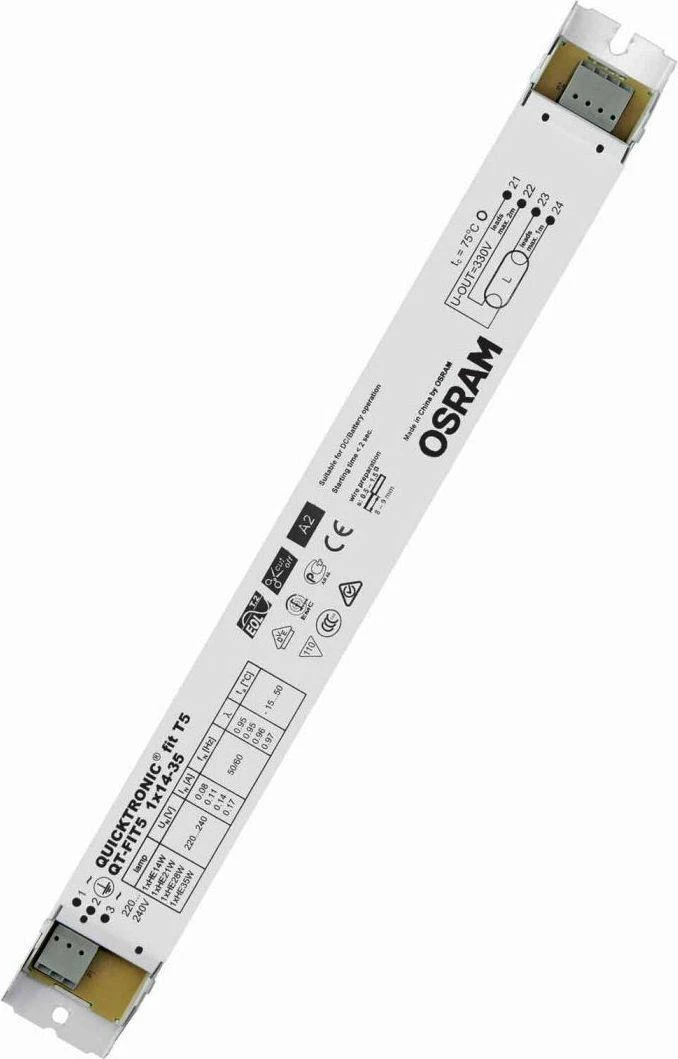 Osram elektroninis balastas QT-FIT5 1x14-35