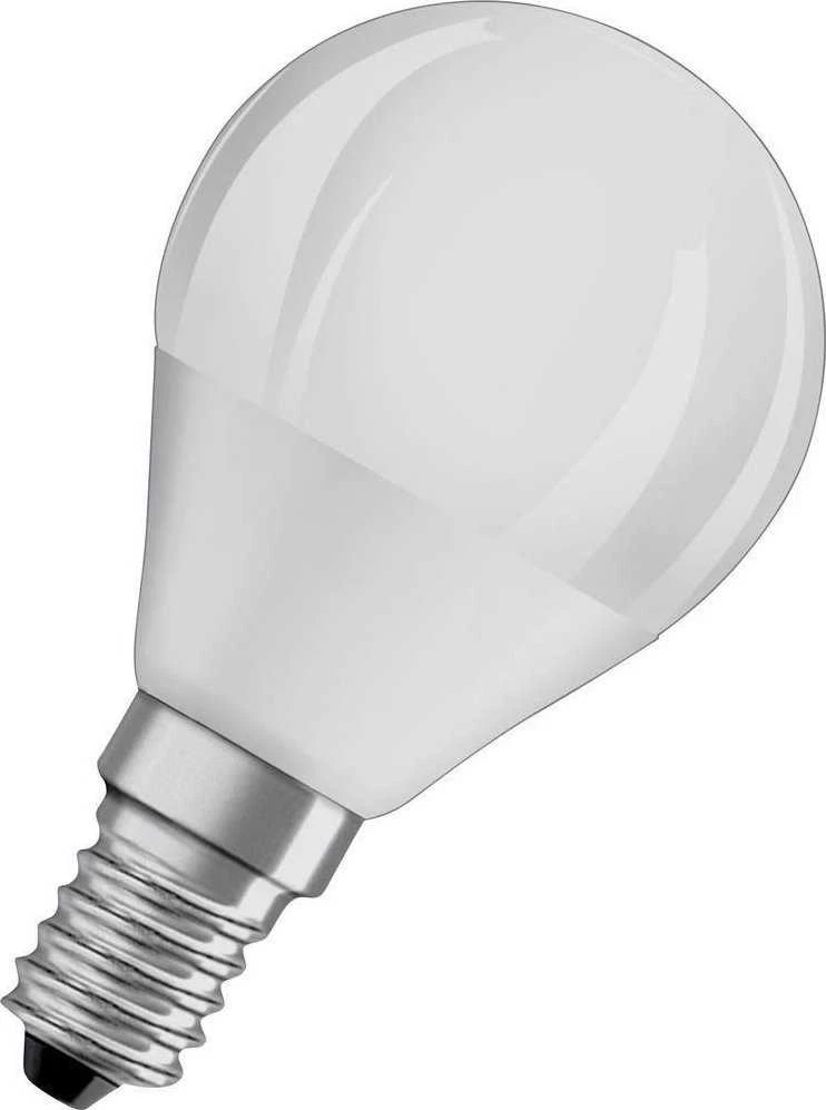 LED lempa Osram, P45, 4.5W, E14, 827, 470lm, dim, mat