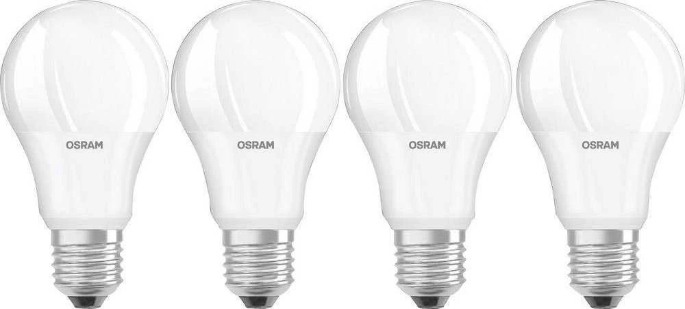LED lempa Osram A60, 8.5W, E27, 2700K, 806lm, 4vnt.