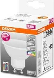 Osram 4,5W LED lemputė RETROFIT RGBW su nuotolinio valdymo pulteliu, 2700K, GU10, dimeriuojama