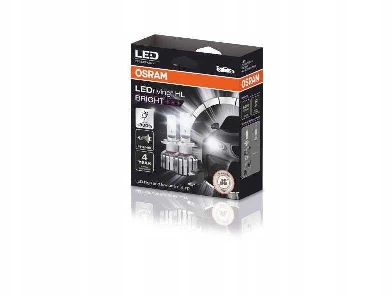 OSRAM LED Automobilinės lemputės H7 9W 12V PX26D 4X23, 2vnt