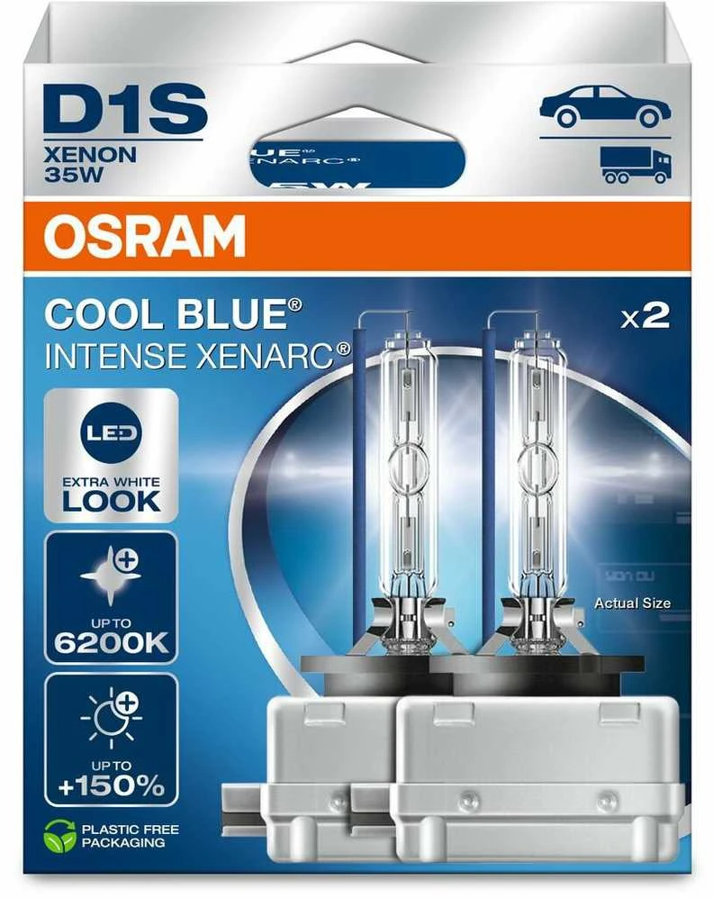 Osram D1S ksenoninių lempučių rinkinys pakuotėje