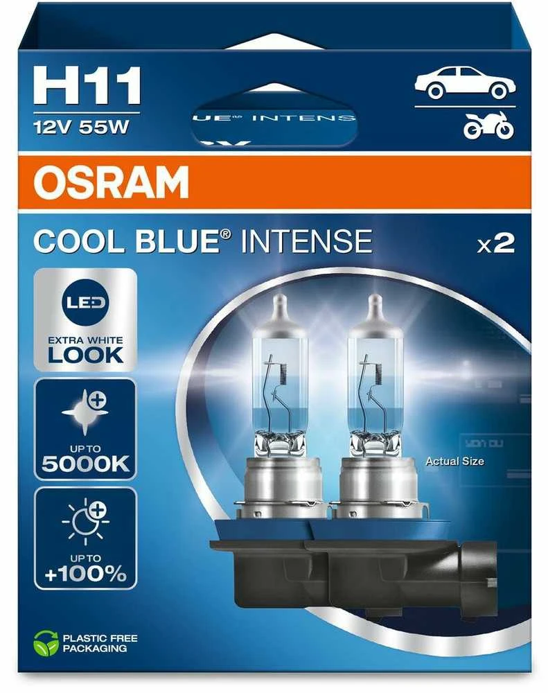 Osram H11 Cool Blue Intense 5000K pakuotė