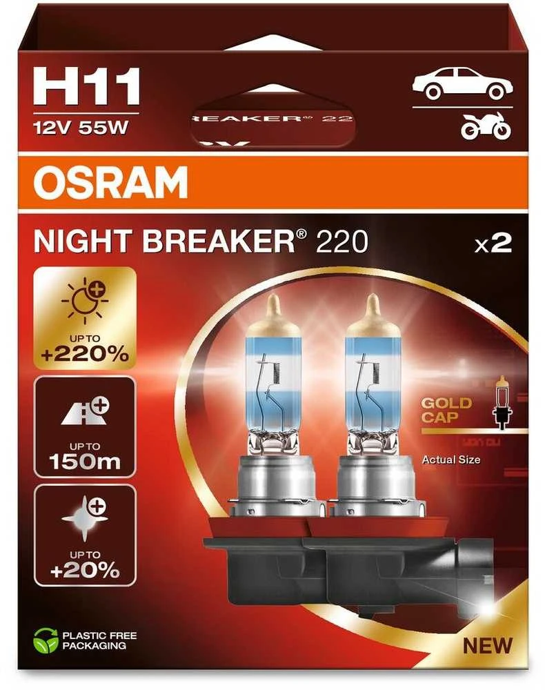 Automobilio lemputė Osram Halogeninė, balta, 12 V