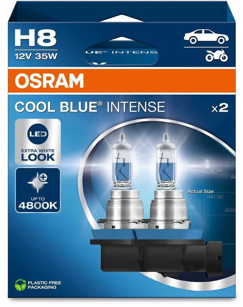 Osram Żarówka (Rinkinys 2vnt..) H8 12V 35W PGJ19-1 Cool Mėlyna Intense NextGen 5000K