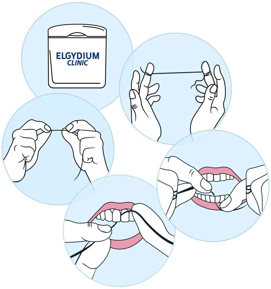 Elgydium OTC ELGYDIUM NIĆ CLINIC CROSSING FLOSS
