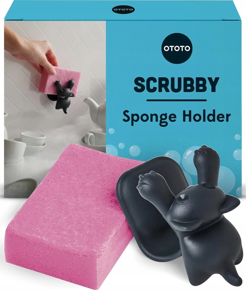 Ototo Originalus ORIGINALUS „Scrubby Pilkas“ kempinės laikiklis