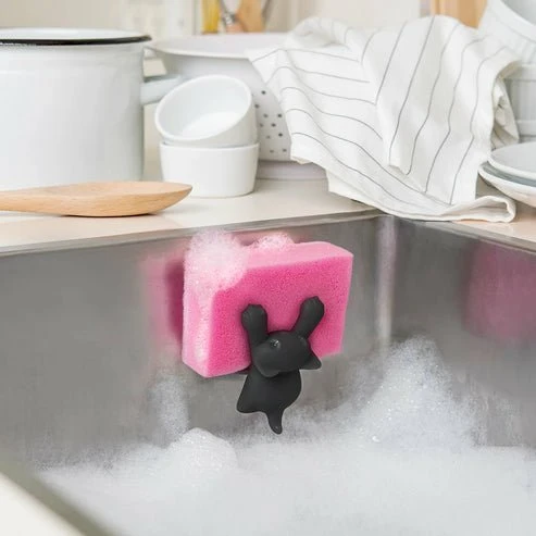 Ototo Originalus ORIGINALUS „Scrubby Pilkas“ kempinės laikiklis